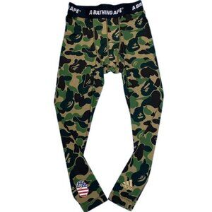 BAPE x ADIDAS SB TIGHTS / LEGGINGS / PANTS UNISEXE | LARGE | HOT PANTS/COMBINE/